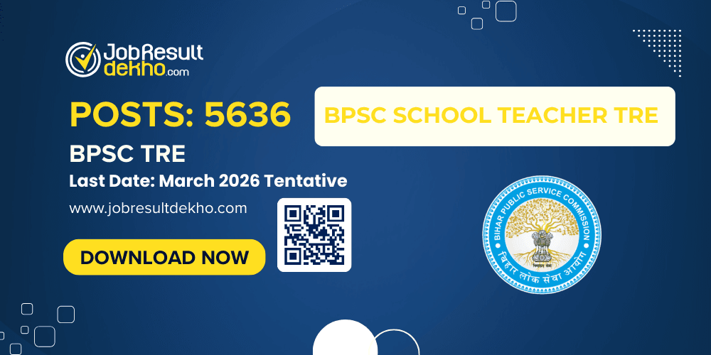 BPSC TRE 4.0 Teacher Vacancy 2026 BPSC TRE 4.0 Teacher Vacancy 2026