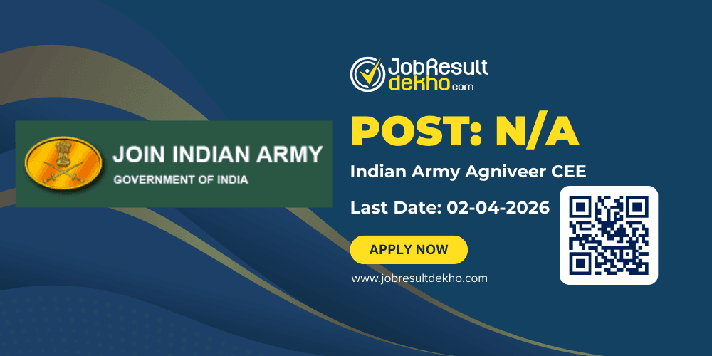 Indian Army Agniveer CEE Recruitment 2026