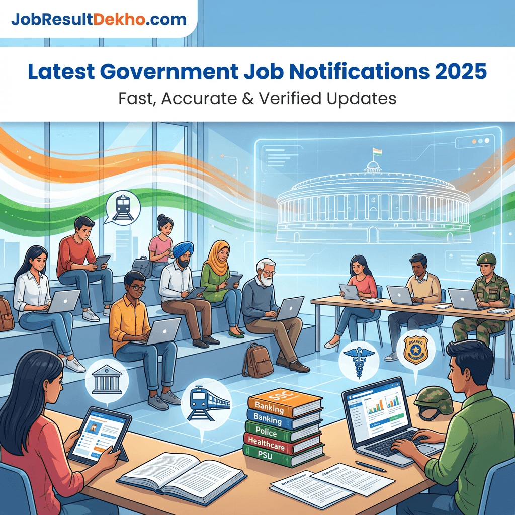 Latest Government Job Notifications 2025 - Apply for Sarkari Naukri