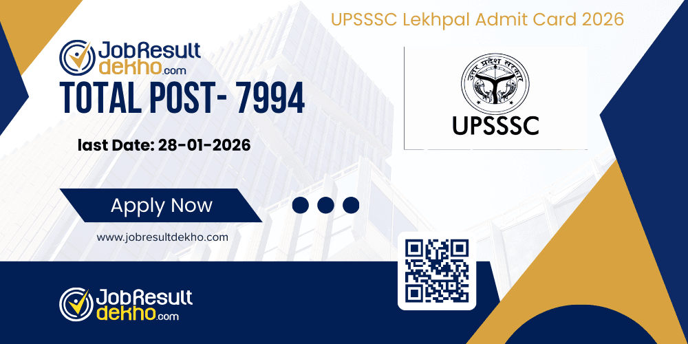 UPSSSC Lekhpal Admit Card 2026