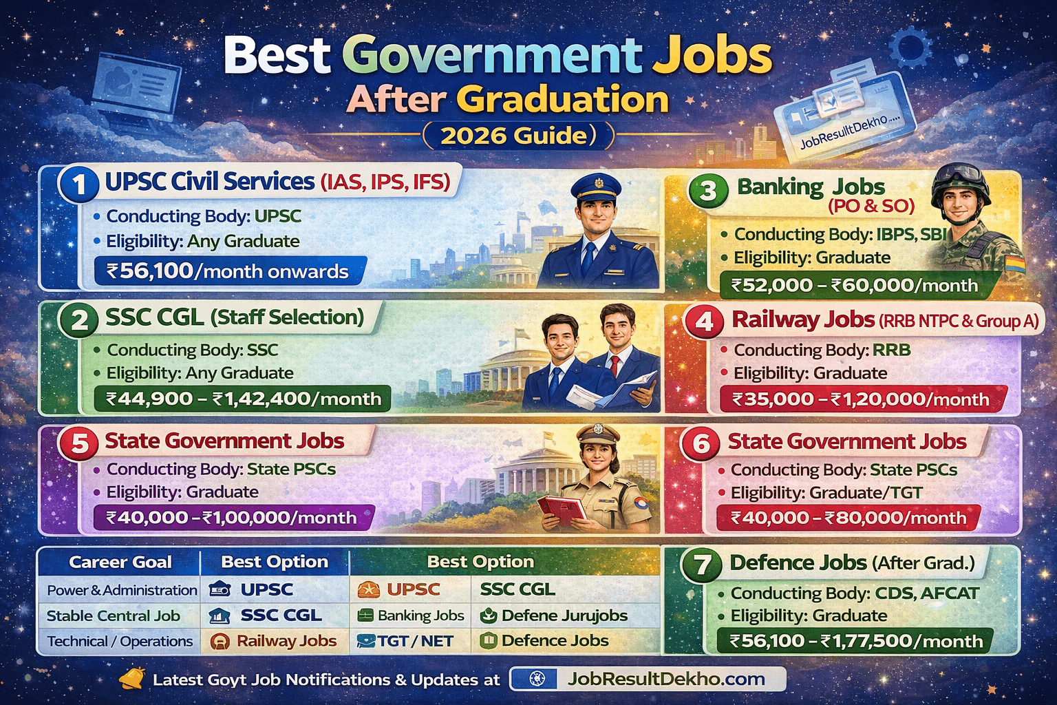 Best Government Jobs After Graduation in India (2026 Guide)