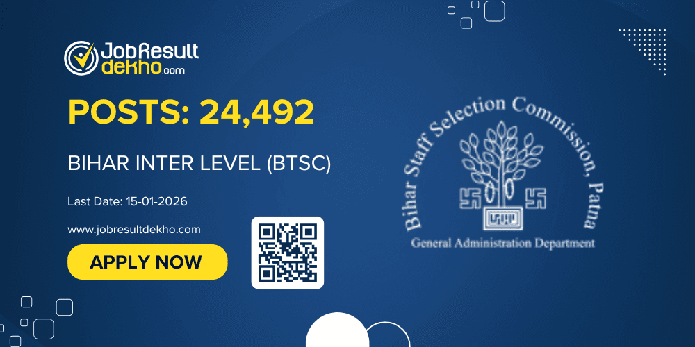 BSSC Inter Level Recruitment 2025