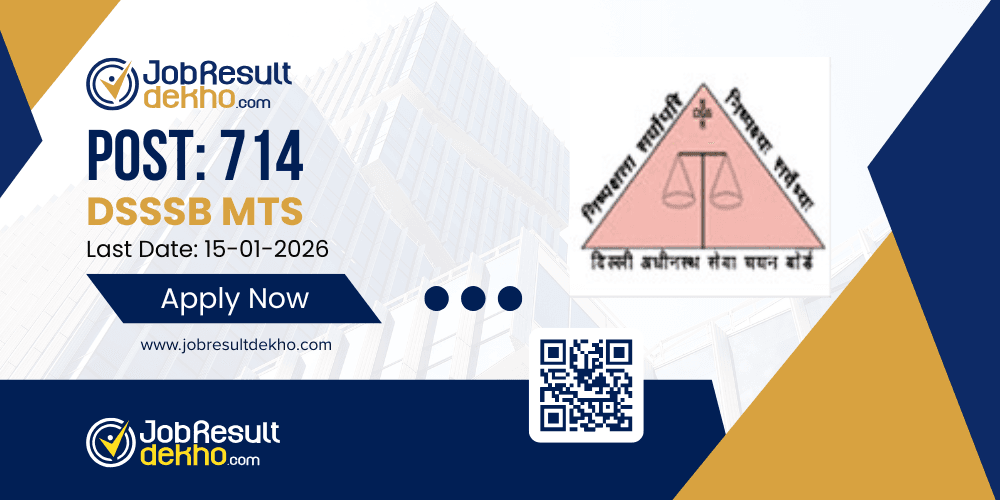 DSSSB MTS Vacancy 2025