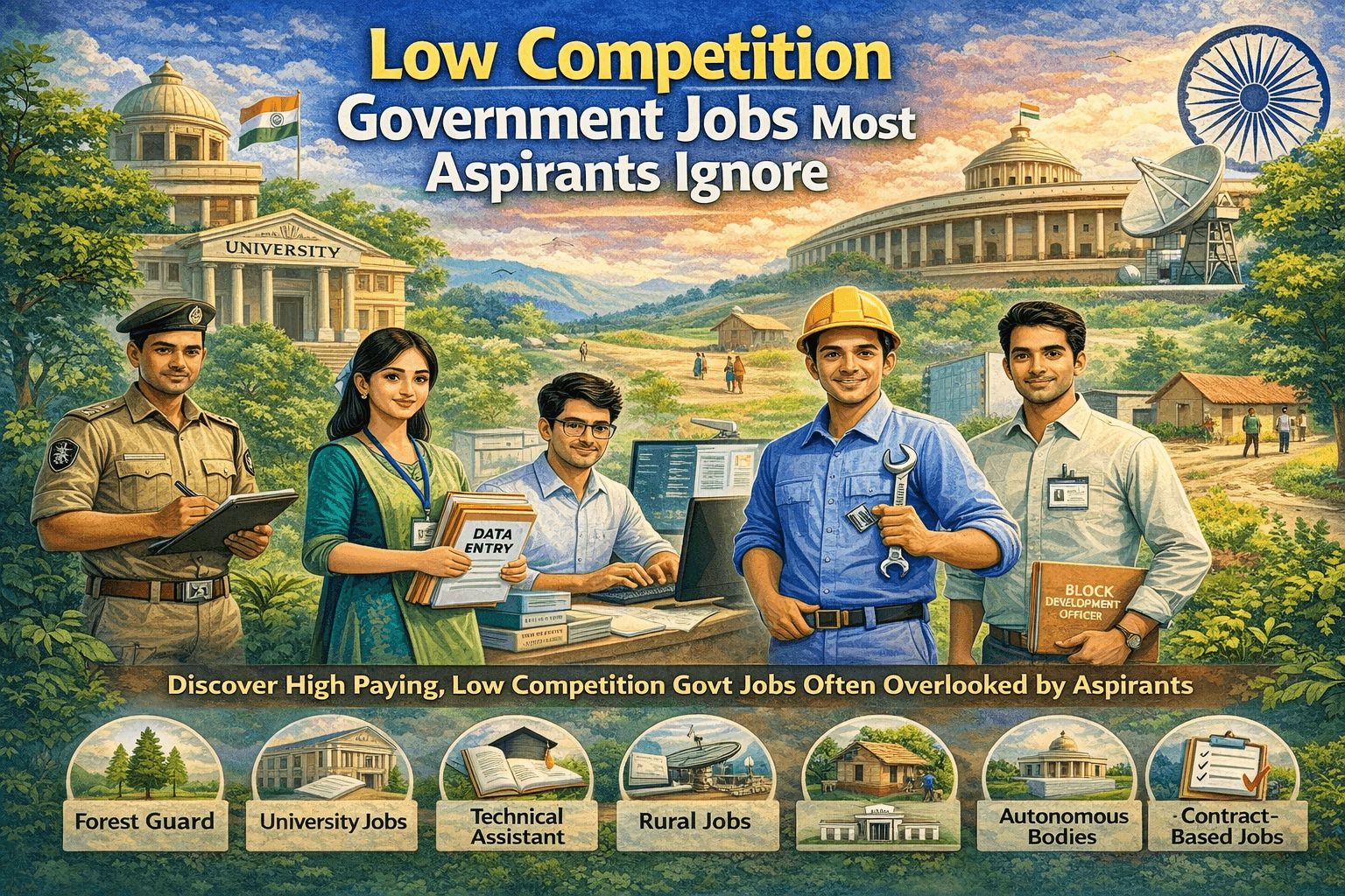 Low Competition Government Jobs Most Aspirants Ignore