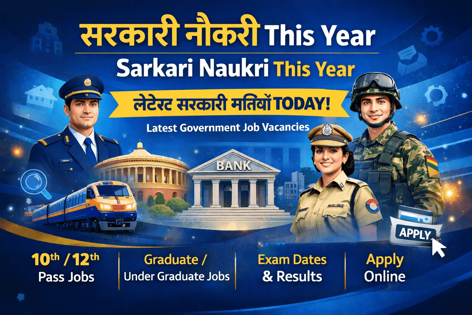 Sarkari Naukri this year - Daily Government Job Alerts & Recruitment News